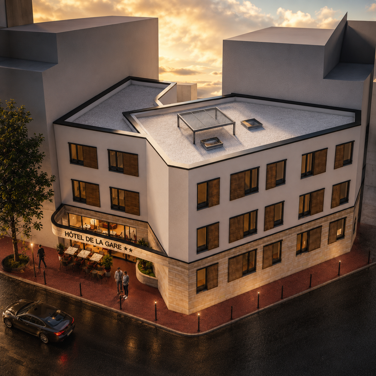 Projet V-142 — Hôtel de la Gare
